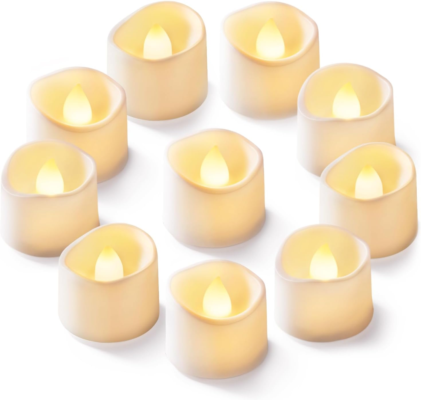 24-Pack Flameless LED Tea Lights Candles Battery Operated