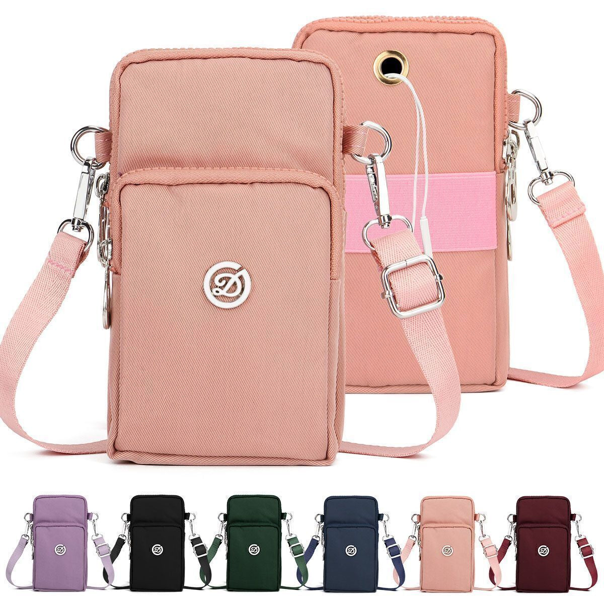 Women Small Cell Phone Purse Wallet Handbag Case Shoulder Bag Cross-Body Pouch