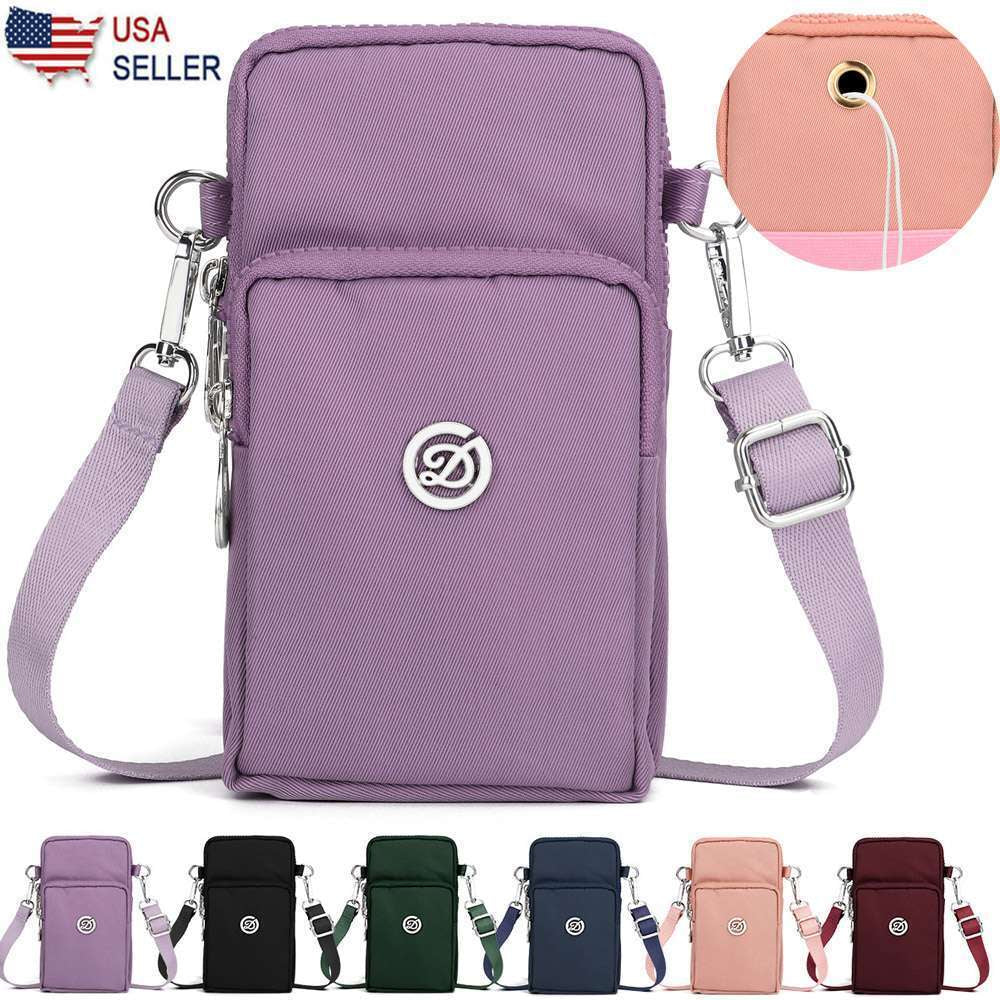 Women Small Cell Phone Purse Wallet Handbag Case Shoulder Bag Cross-Body Pouch