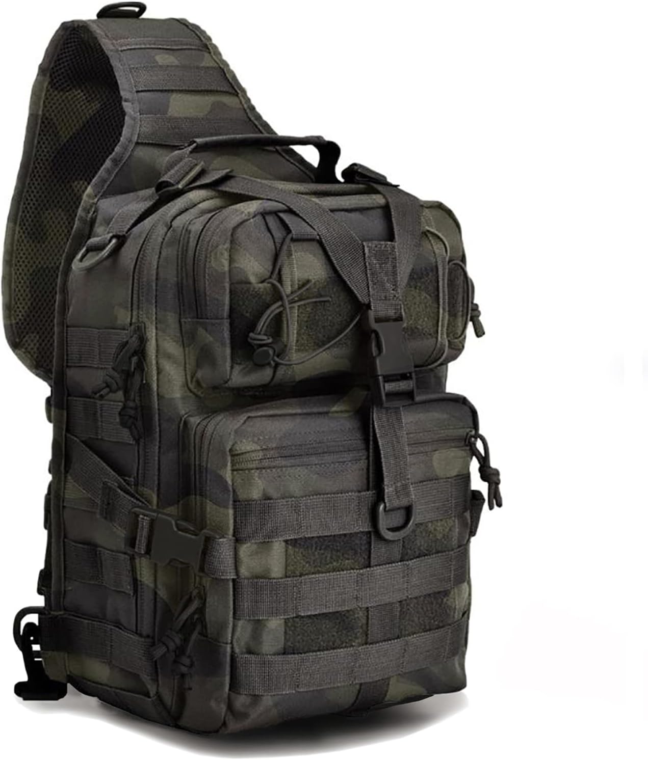 Tactical Sling Bag Pack Military Rover Shoulder Backpack EDC Assault Range Bag, Water-Resistant