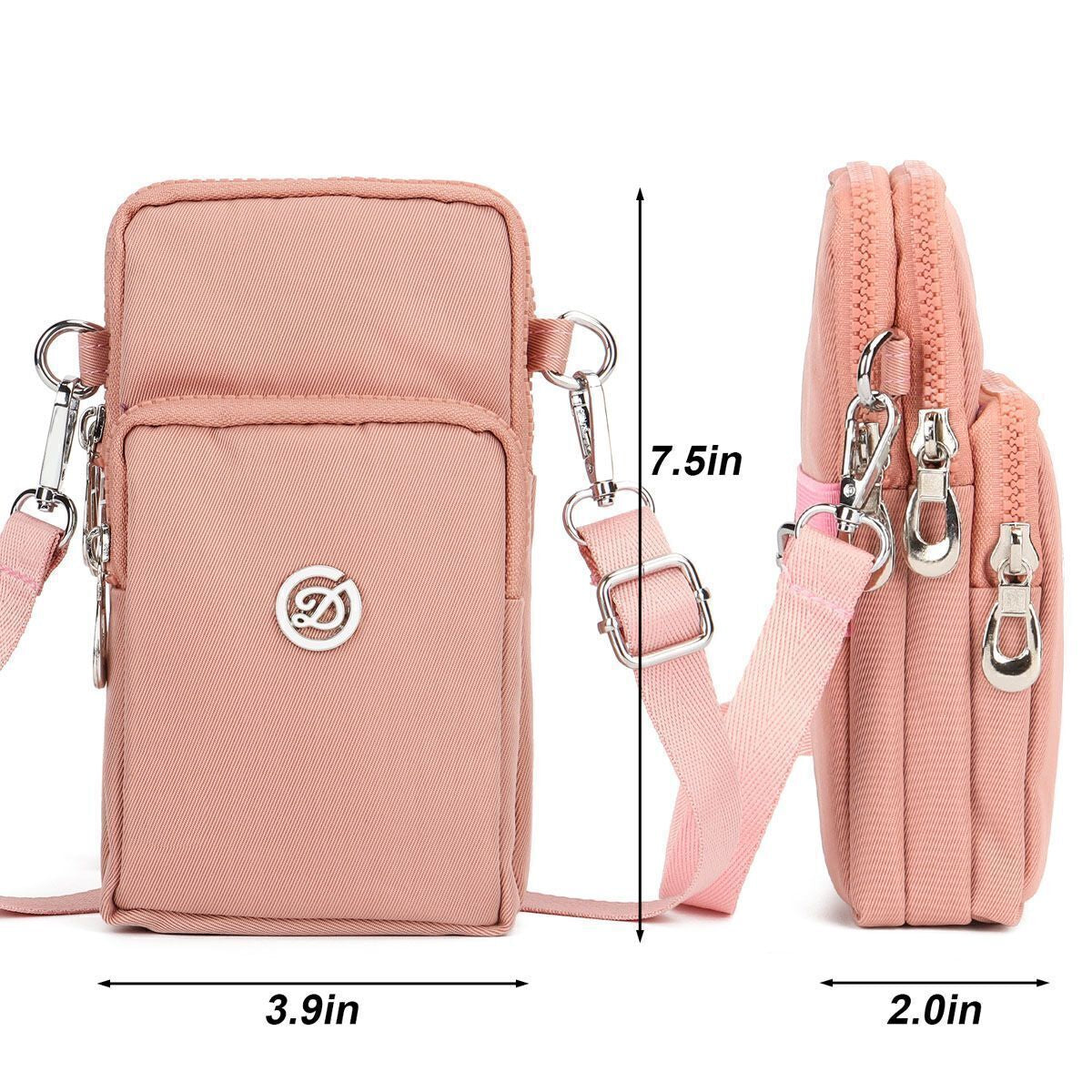 Women Small Cell Phone Purse Wallet Handbag Case Shoulder Bag Cross-Body Pouch