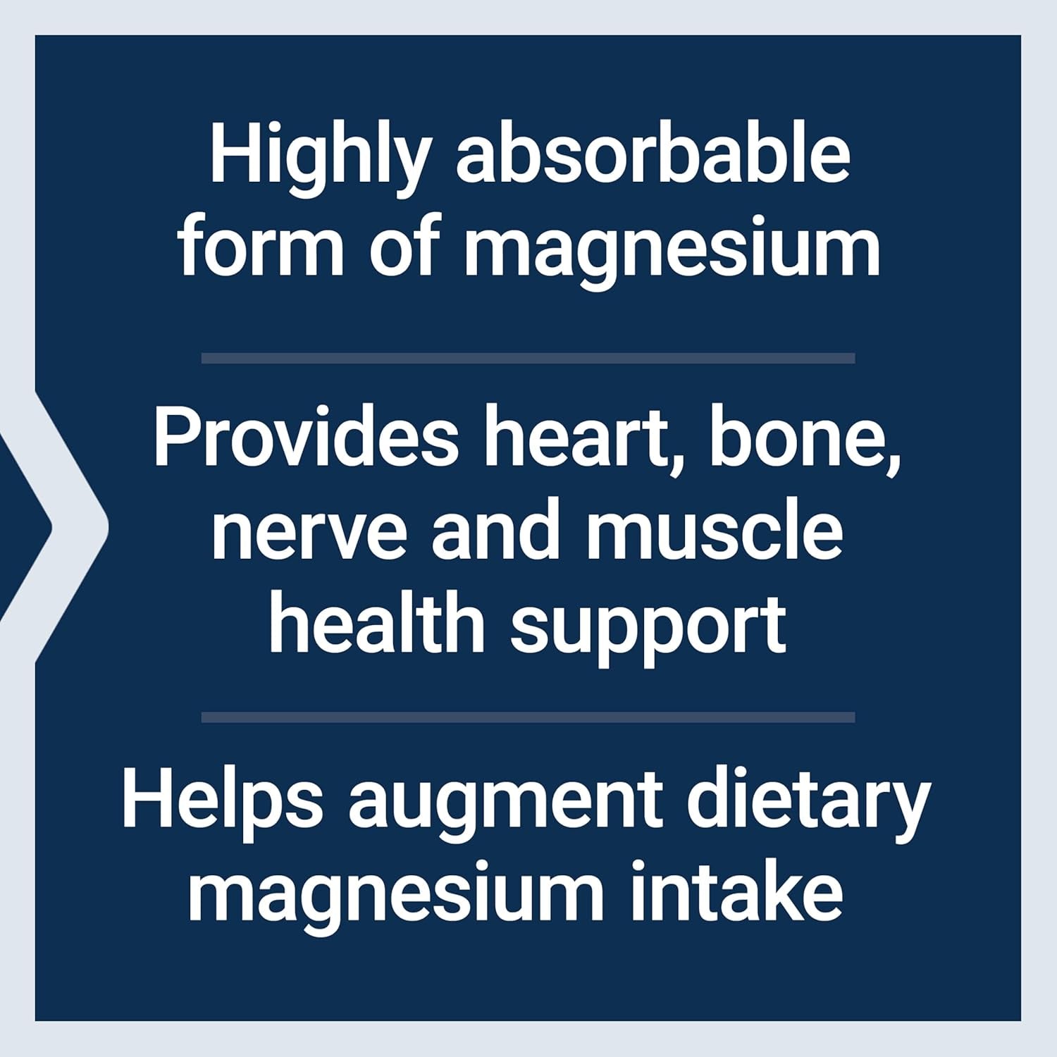 Magnesium Glycinate, Heart Health, Bone Health, Nerve and Muscle Support, Highly Absorbable, Gluten-Free, Non-Gmo, Vegetarian, 90 Capsules