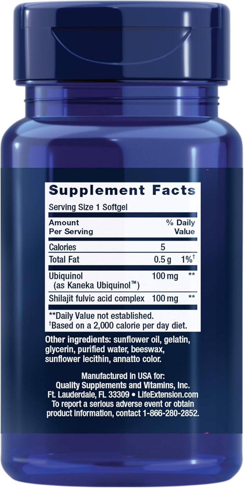 Super Ubiquinol Coq10 with Enhanced Mitochondrial Support, Ubiquinol Coq10, Shilajit, Potent Heart Health & Cellular Energy Production Support, Ultra-Absorbable, Gluten-Free, 60 Softgel