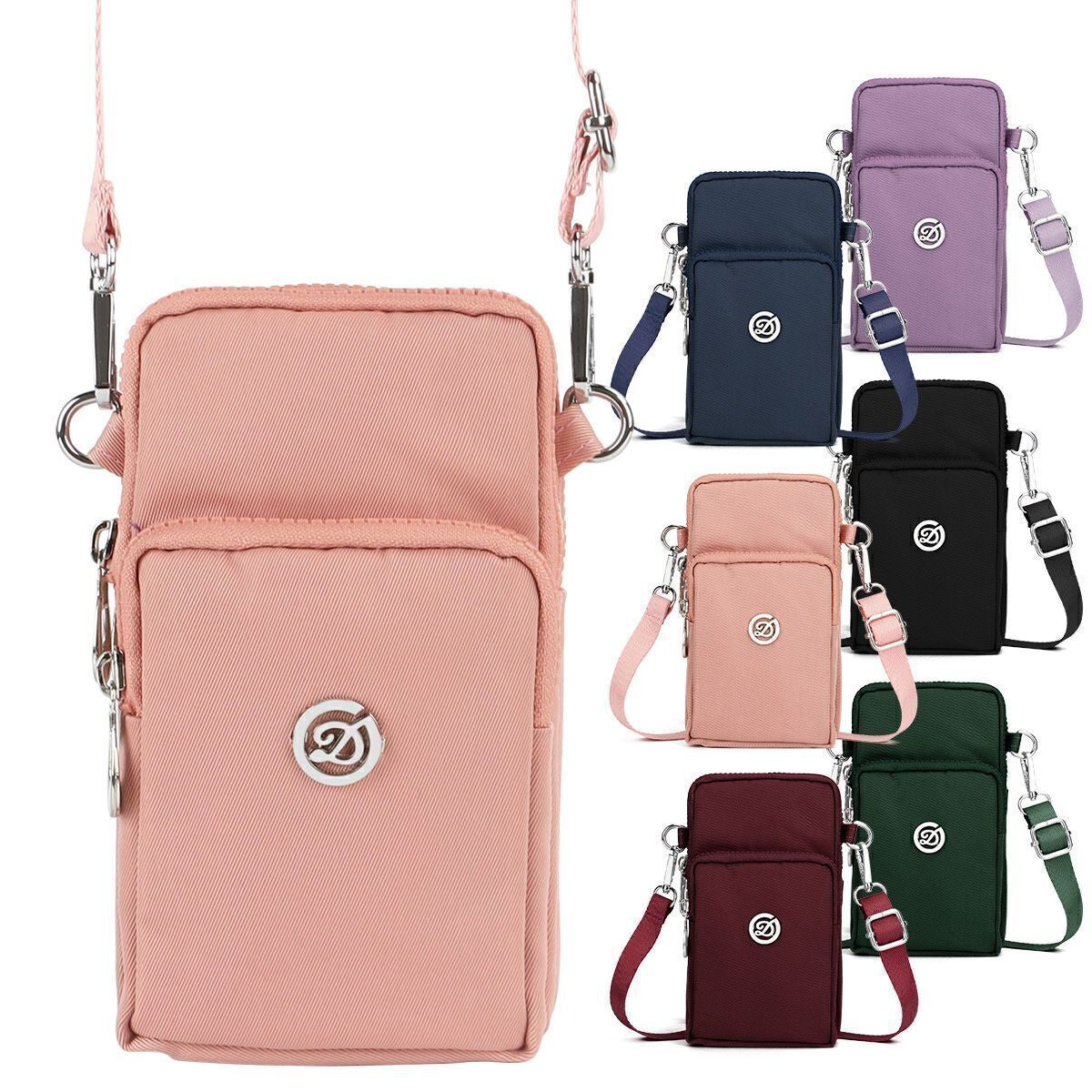 Women Small Cell Phone Purse Wallet Handbag Case Shoulder Bag Cross-Body Pouch