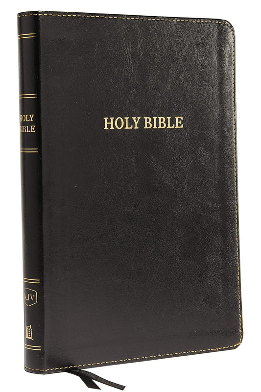 KJV Holy Bible: Large Print Thinline, Black Leathersoft, Red Letter, Comfort Print: King James Version